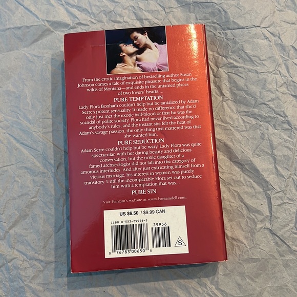 ⭐️5 for $15⭐️Pure Sin by Susan Johnson | Book - Picture 2 of 2